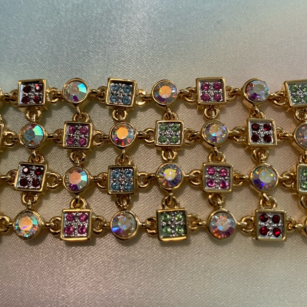 Elegant Multicolor Gemstone Bracelet